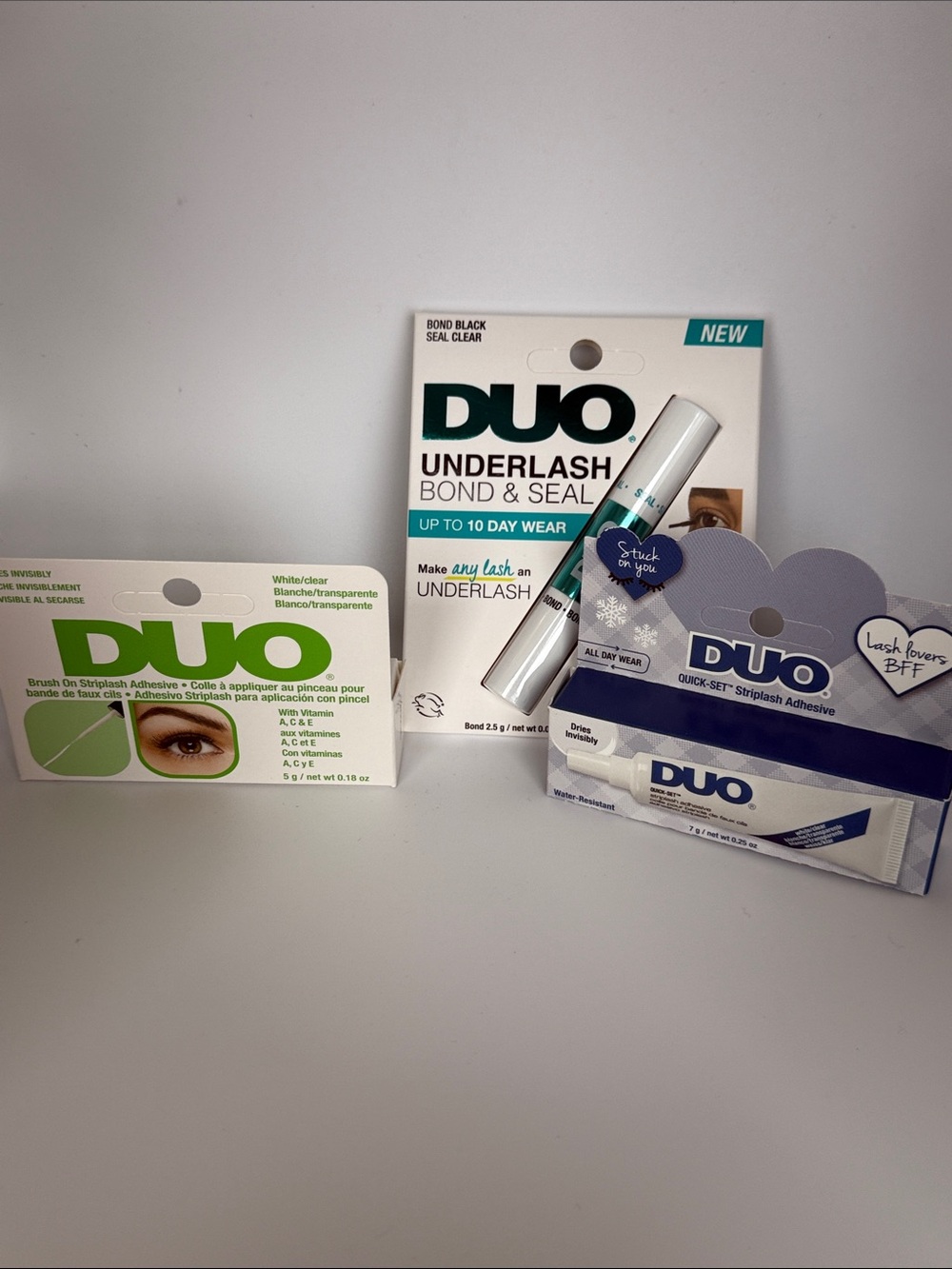 DUO Lash Adhesive set of 3 BNIB